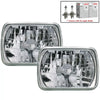 Mazda RX-7 FC3S 2 x Crystal Clear Lens Chrome Headlights (1986-1992)