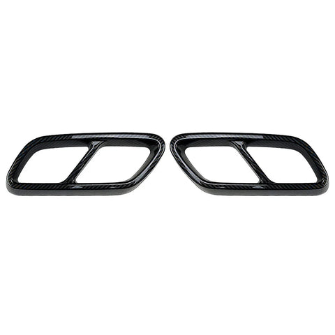 Mercedes Benz C-Class Rear Exhaust Muffler Tail Pipe Covers (2022-2023)
