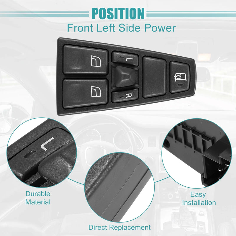 Volvo VNL Power Window Control Switch (2004-2023)