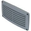 Boat / Caravan / Camper Grey Plastic Tapered Edge Louvre Vent 203x103x18mm