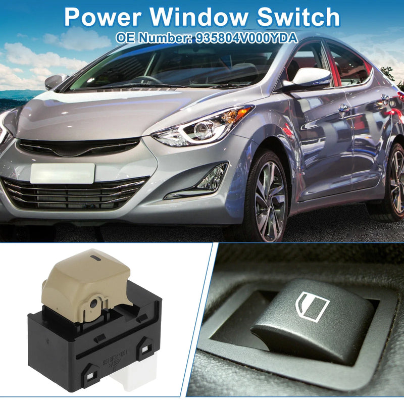 Hyundai Elantra 2012-2016 Power Window Switch (Passenger Side)