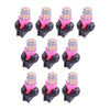 Instrument Gauge Cluster Dash Light 10Pcs Pink T10 LED Bulbs