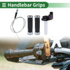 Motorcycle 7/8" 22mm Hand Grips Cover Aluminum Alloy and Rubber