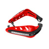 Universal ATV Enduro, Red Motorcycle Handguards 2 x LED Lights
