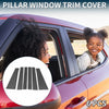 Toyota Sienna 6 x Door Pillar Window Trim (2011–2020)
