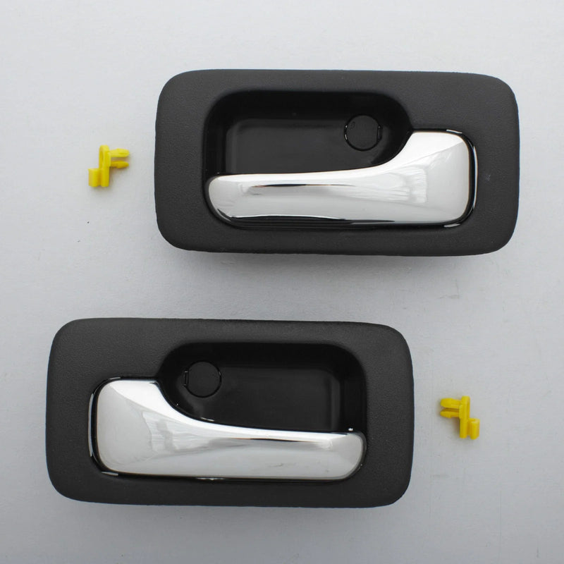 1990-1993 Honda Accord - Black Chrome Inner Door Handle Set (2 x)