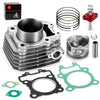 Kawasaki Bayou Cylinder Jug Top End Rebuild Gasket Piston Ring Set