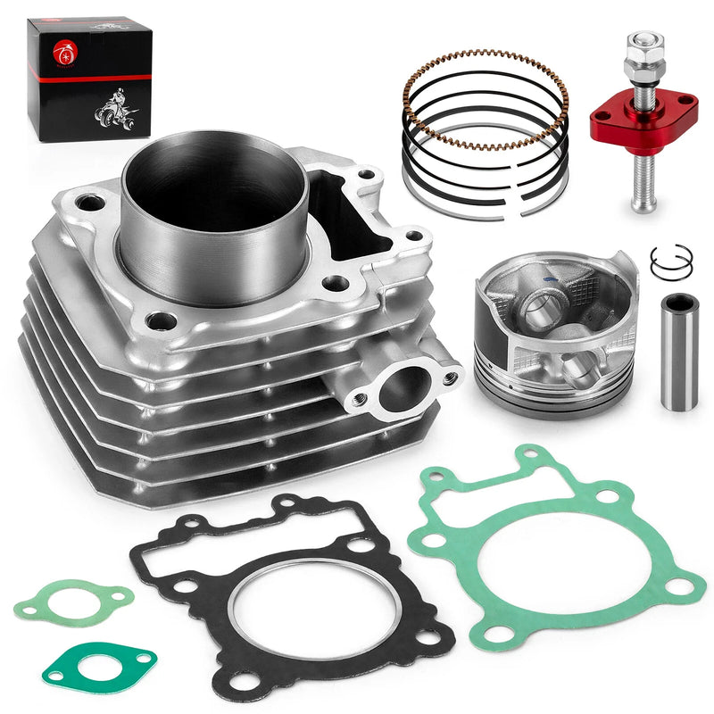 Kawasaki Bayou Cylinder Jug Top End Rebuild Gasket Piston Ring Set