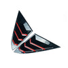 Honda Civic Sedan 1/4 Quarter Side Window Louvers (2016-2020)