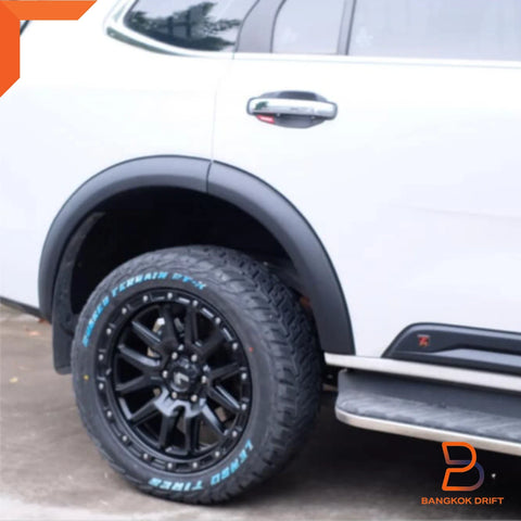 Ford Everest UB SUV 4" Matte Black Fender Flares (2022-2024)