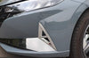 Hyundai Elantra ABS Front Fog Light Lamp Chrome Cover Trim (2021-2024)