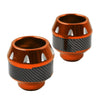 Make & Model  - Orange 2 x Motorcycle Front Fork Frame Sliders
