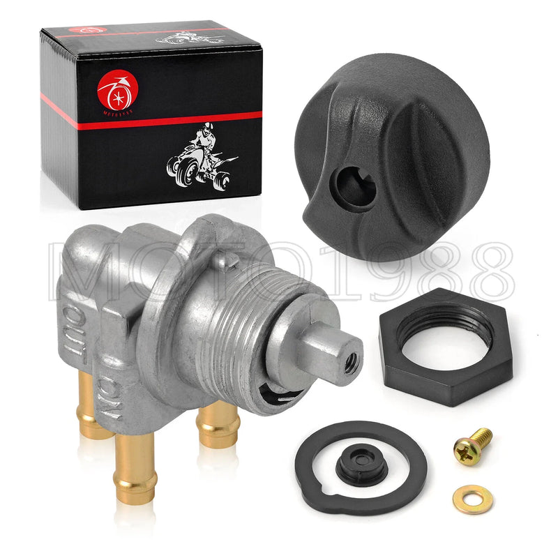 Sea-Doo Challenger 1996-2001 Jet Boat Fuel Valve Petcock 3-Way & Knob Nut