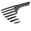 Jeep Wrangler JL / JT Gladiator Black Fender Vent Flag Sticker (2018-2020)