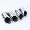 Porsche Macan 2019-2024 1 Pair Silver Tail Exhaust Pipes