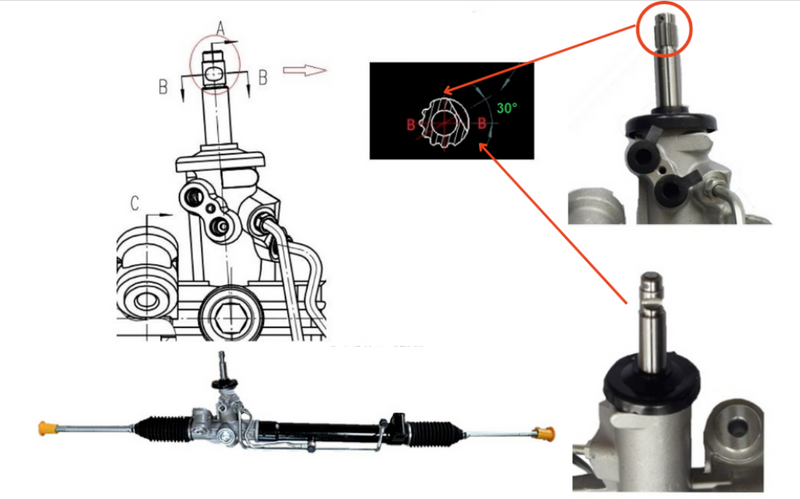 Power Steering Rack FOR Ford Falcon FG Series 1