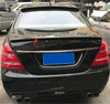 Mercedes Benz S-Class W221 Unpainted Rear Spoiler Wing (2007-2013)
