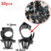 Car Parts Accessories Interior New 20 Pcs Wrap Cable Oil Pipe Fastener