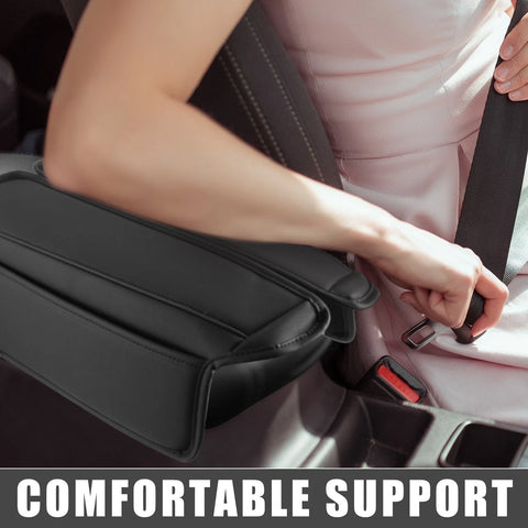 Nissan Rogue Black Center Console Armrest Pad Covers (2021-2023)