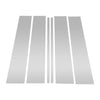 Chevy Suburban Silver Tone 6 Pcs Pillar Window Trim (2015-2020)