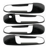 Dodge Ram 1500 2500 3500 4500 5500 8x Black Door Handle Covers (2009-2018)