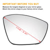 Peugeot 208, 308 Right Side Heated White Mirror Glass (2013-2019)