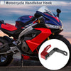 Motorcycle Square Aluminum Alloy Motorcycle Hanging Hook / 1 x Red 83mm Length