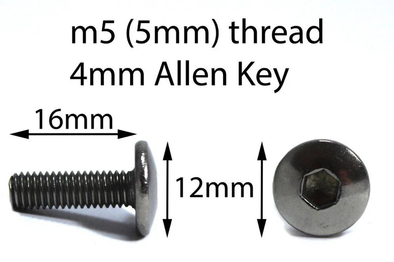 Yamaha Windscreen Bolts x10 Stainless Steel + Quality Rubber Well Nut