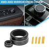 Toyota Tundra (2022-2023)  Black 4WD Drive Mode & Mirror Knob Cover