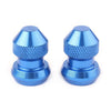 Car Auto Wheel Accessories Blue Tire Valve Stems Dust Covers