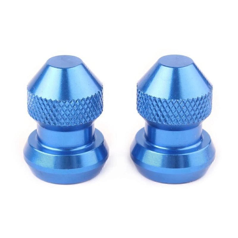 Car Auto Wheel Accessories Blue Tire Valve Stems Dust Covers