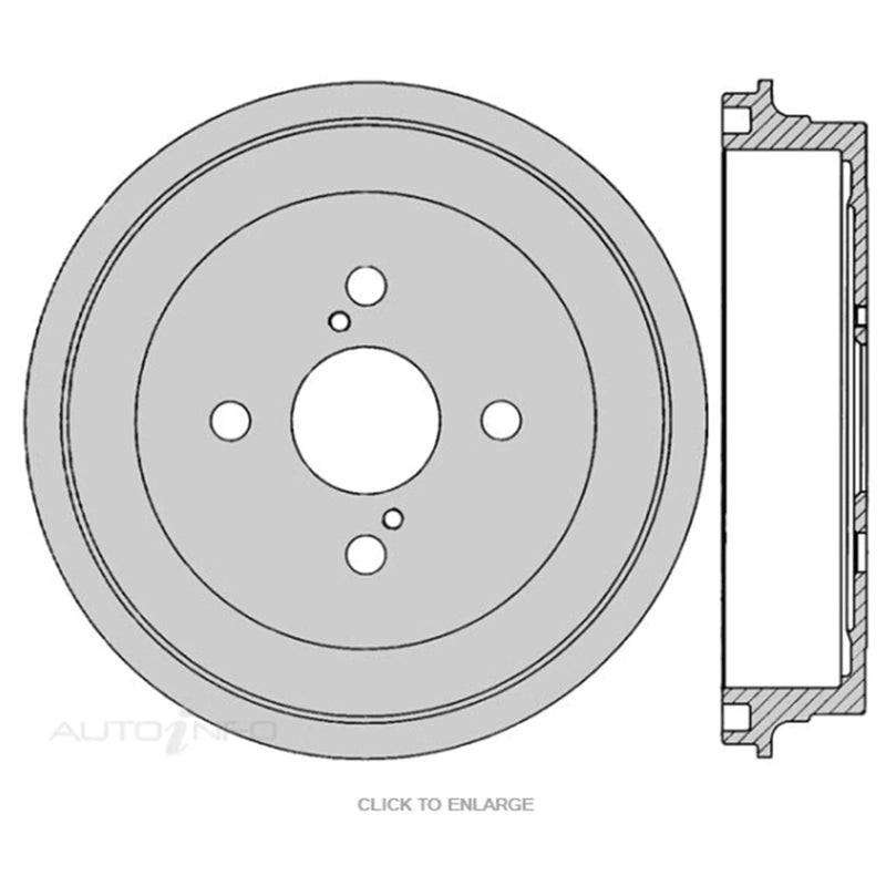 Toyota Yaris NCP90 NCP91 NCP93 2 x Rear Drum Brake Assemblies (2005–2010)