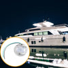Boat Green 4 Pcs Universal Interior Round Marine Boat Light with 6 LEDs