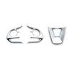 Toyota Corolla (2019-2022) Matte Silver 3 x Steering Wheel Frame Cover Trim