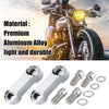 Honda Yamaha 1 Pair 10mm 8mm Mirror Extend Adapter