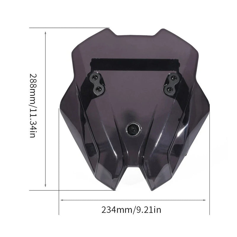 Suzuki GSX-8S Windshield Screen with GPS Sat Nav Mount (2023–2025)
