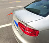 Audi A4 Sedan Rear Unpainted Spoiler Lid (2009-2016)
