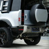 Defender 90 110 130 2020-2024 - 1 Pair Black Tailpipe Square Exhaust Pipe
