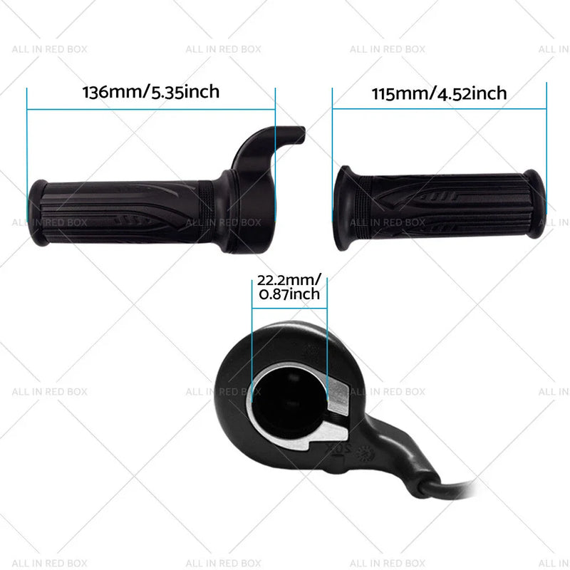 Electric Bike Scooter Twist Speed Throttle 12V 24V 36V 48V 72V
