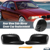 BMW 3 Series E46, 7 Series E65 Rearview Mirror Cover Cap Gloss Black (2000-2006)