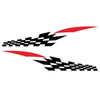 Cars and Trucks Eye Catching Racing Side Stripes Decal Vinyl Stickers