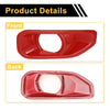 Jeep Wrangler JL Gladiator (2018-2023) - 1 Pair Red Fog Light Grills