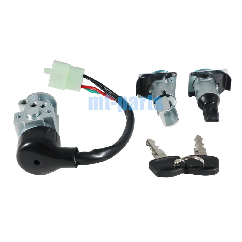 Honda CH80 Elite Ignition Key Switch & Seat Lock (1985-2007)