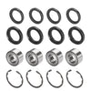 Kawasaki Bayou 300 / 400 4X4 4pcs Front Wheel Bearing & Seal Kit