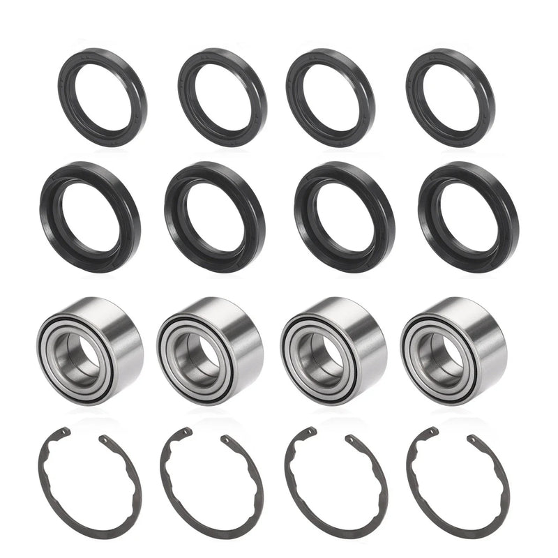 Kawasaki Bayou 300 / 400 4X4 4pcs Front Wheel Bearing & Seal Kit