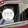 Ford Everest (2015-2021) Silver Tone 8 Pcs Door Pillar Window Trim