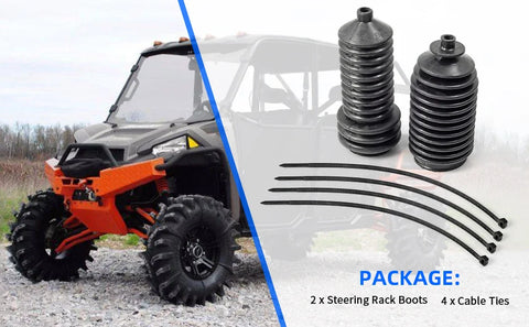 Polaris RZR 570 / 800 / 900 / 1000 Steering Rack Boots Pair