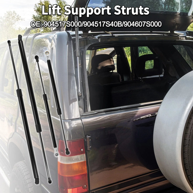 Infiniti QX56 Rear Window Glass & Tailgate Lift Supports (2004-2010)