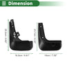 Kia K3 Hatchback / Saloon Mud Flaps Splash Guards (2013-2015)