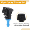 Jeep Compass (2007-2010) with Gaskets Windshield Washer Nozzle Kit
